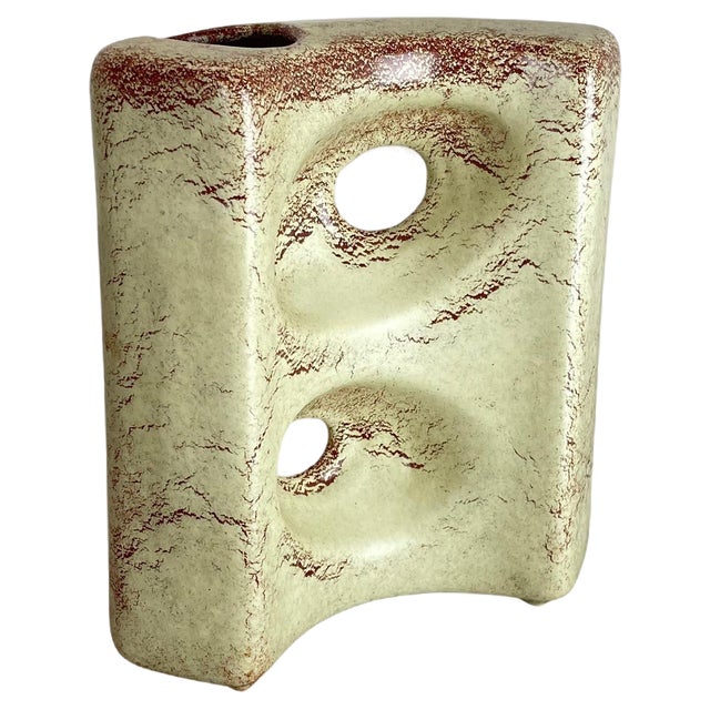 Ceramic Studio Pottery Vase attributed to Bertoncello Schiavon Ceramics, Italy, 1970s, Set of 2 For Sale