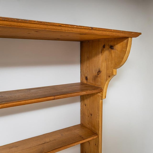Softwood Kitchen Shelf, Late 19th Century For Sale - Image 4 of 7