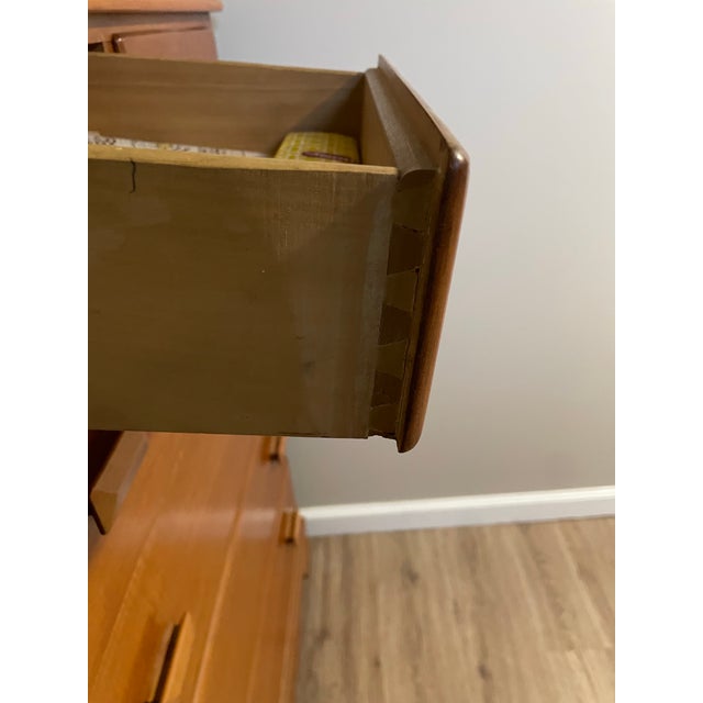 Mid 20th Century Maple Dresser For Sale - Image 4 of 5