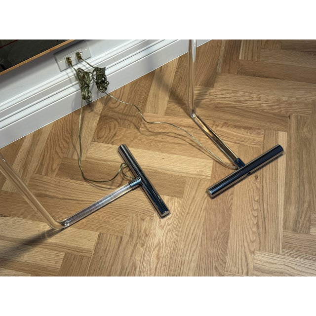 Peter Hamburger Crylicord Floor Lamps for Kovacs - 1970s For Sale - Image 13 of 18