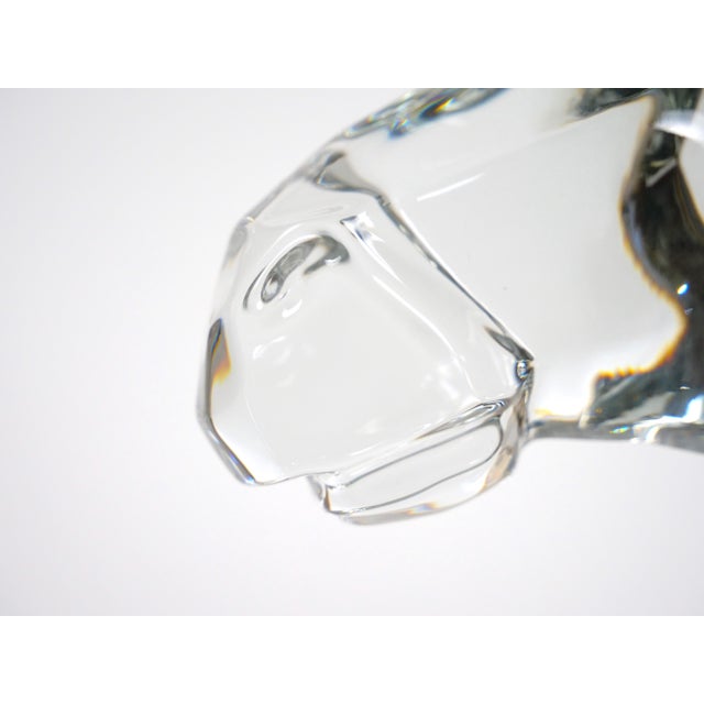 Glass Hand-Carved Rock Crystal Equo Case Horse Head / Marble Base Sculpture For Sale - Image 7 of 12