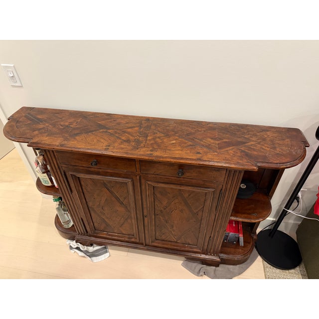 Chestnut Theodore Alexander Wood Sideboard / Bar For Sale - Image 8 of 9