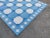 Not Yet Made - Made To Order Handmade Cotton Natural Vegetable Dyed Reversible Blue and White Box Pattern Vista Rug - 12'x15' For Sale - Image 5 of 11