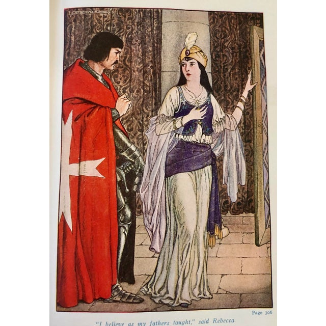 1930s 1936 Ivanhoe Hard Bound Book For Sale - Image 5 of 9