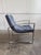 Modern Lounge Chair Leather Button & Tufted For Sale - Image 3 of 13