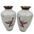 Chinese Vintage Chinese Hand-Crafted Cloisonne Vases - A Pair For Sale - Image 3 of 9