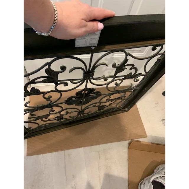 Arts & Crafts Style Metal Wall Hangings - Set of 2 For Sale - Image 4 of 8