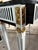 1960s Courtly checkered Console Table-Black/white For Sale In Orlando - Image 6 of 6
