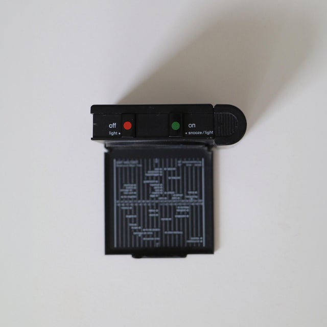 Dieter Rams Alarm Clock Ab 313 Sl by Dietrich Lubs and Dieter Rams for Braun For Sale - Image 4 of 7