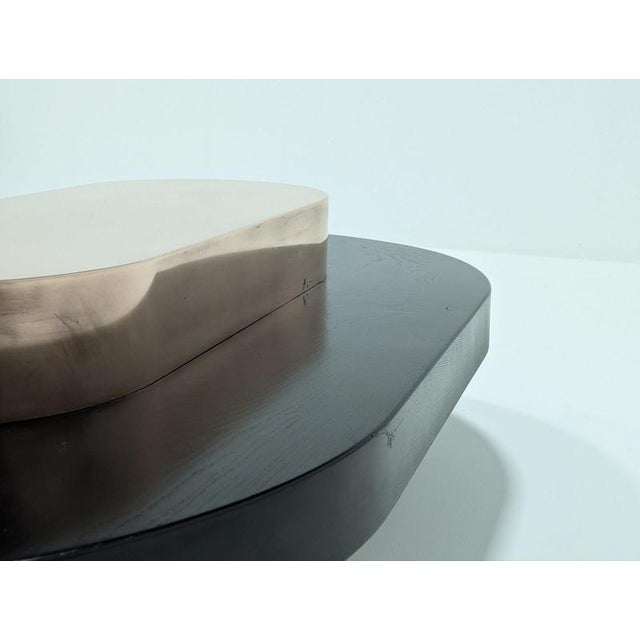 Copper and Wood Coffee Table For Sale - Image 10 of 18