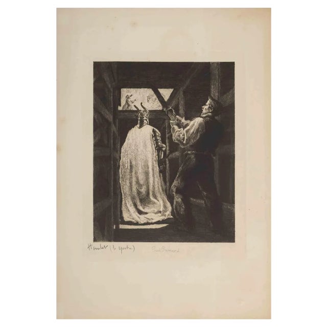 Paul Renouart, The Siege, Etching, Early 20th Century For Sale