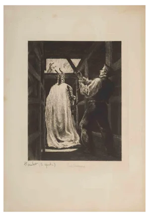 Paul Renouart, The Siege, Etching, Early 20th Century