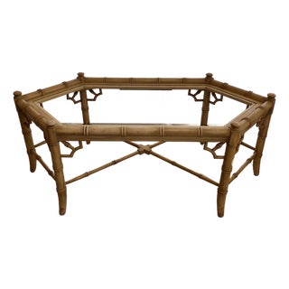 Vintage Allegro Octagonal Coffee Table Attributed to Thomasville For Sale