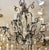 Italian 19th C Style Italian Wrought Iron & Crystal Chandelier For Sale - Image 3 of 8