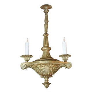 Late 19th Century French Bronze Chandelier For Sale