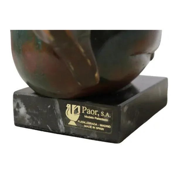 Duck Sculpture in Bronze For Sale - Image 3 of 12