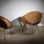 1950s Mid-Century Modern Woven Rattan and Metal Cone Chairs, Italy, 1950s, Set of 2 For Sale - Image 5 of 10