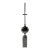 1960s Philippe Barbier Nickel and Chrome Floor Lamp For Sale