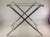 New 1990s New Silverplate Plain & Wood Collapsible Stand Only by Valsodo-Italy For Sale - Image 4 of 6