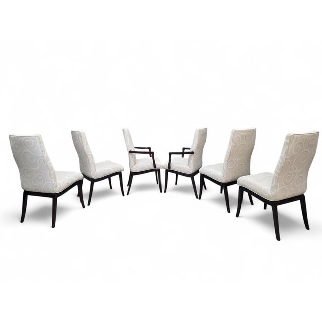 Mid 20th Century High Back Dining Chairs Attributed to Directional - 12 For Sale In Chicago - Image 6 of 12