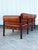 Vintage Cognac Leather 3-Seater Sofa Attributed to Arne Norell for Coja For Sale - Image 6 of 11