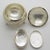 Vintage Italian Silver Duo Pill Trinket Boxes with Tripod Feet, 1980s, Set of 2 For Sale - Image 4 of 13