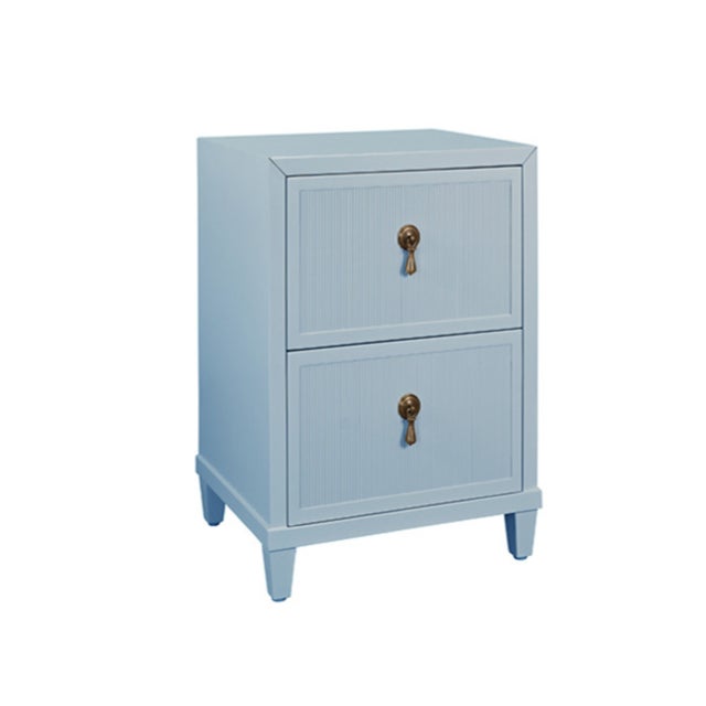 New special order item. Not vintage. Bring timeless elegance to your bedroom or living room with the Novalie Light Blue...