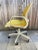 Steelcase Vintage Yellow Rolling Office Desk Chair. Item features enameled steel arms and base, original fabric, original...