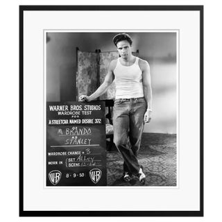 Brando Wardrobe Test, 1951 / 2022, Black and White Archival Pigment Print For Sale