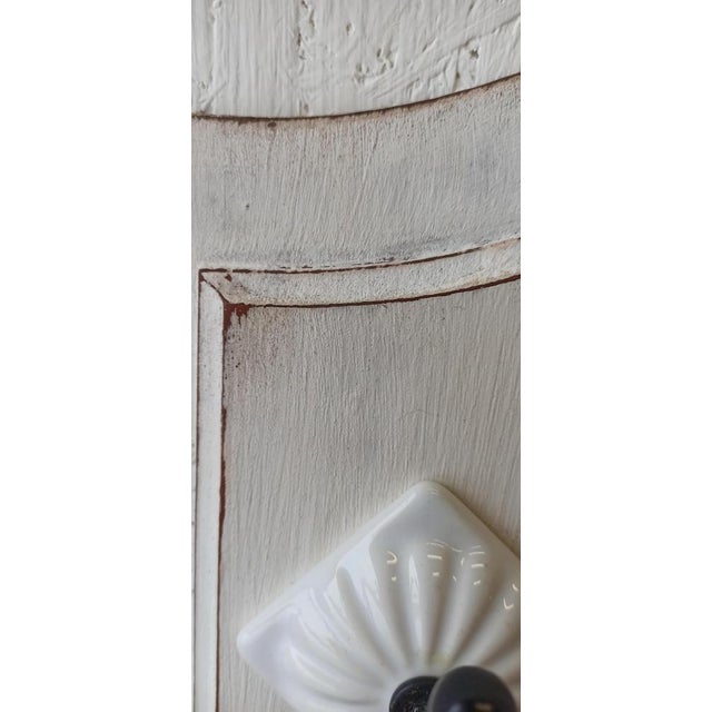 Shabby chic triptych hanger. The hanger consists of three elements creating a whole. Wood painted with chalk paint and...