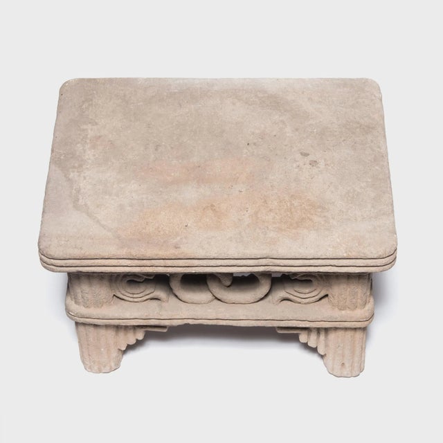 17th Century 17th Century Chinese Ming Interlocking Ring Stone Table For Sale - Image 5 of 8