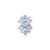Set in 18k White Gold, 16.20 Carats Aquamarine & Diamond Oversized Cocktail Ring, Size 6 For Sale - Image 10 of 13