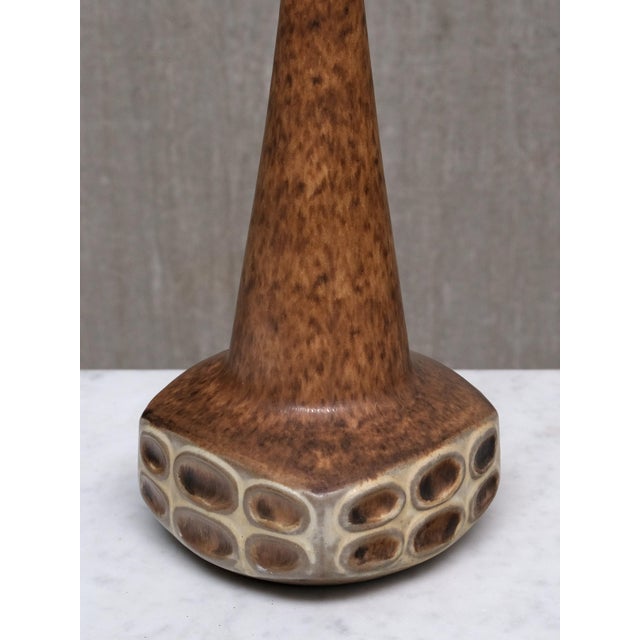 Michael Andersen & Son Glazed Ceramic Table Lamp by Marianne Starck for Michael Andersen & Son, Denmark, 1960s For Sale - Image 4 of 12