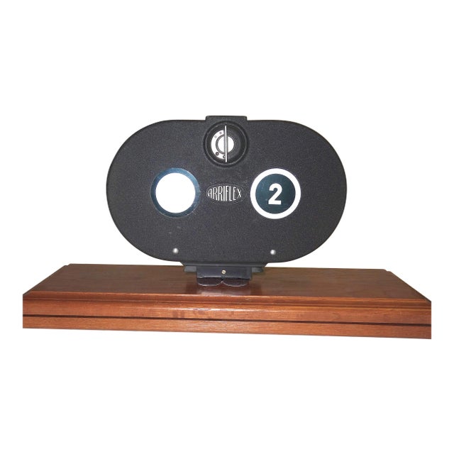 Mid 20th Century 200' 35mm Antique Film Arriflex Early Motion Picture Magazine Decorative Display Piece For Sale