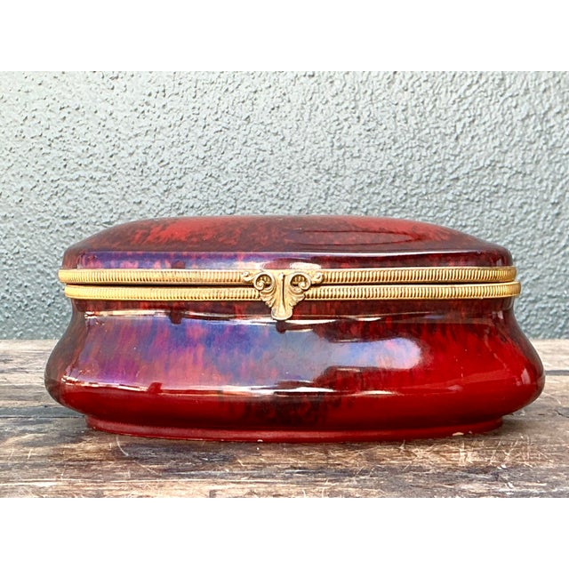 Vintage Paul Milet for Sevres Porcelain Box For Sale - Image 4 of 12