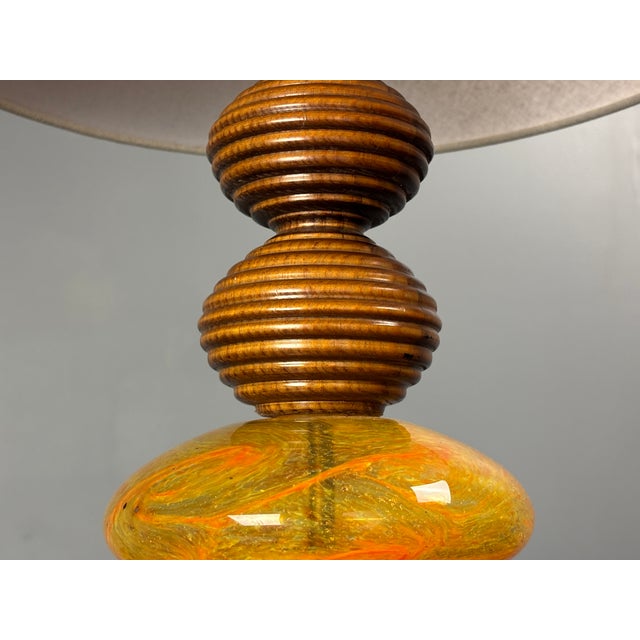 Mid-Century Modern Adjustable Table Lamp with Glass Sphere, 1970s For Sale - Image 9 of 18