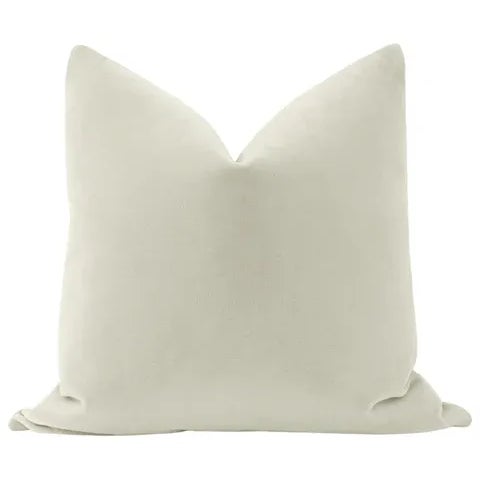 Pair of beautiful custom-made luxury mohair pillows in a marble colorway. Meticulously handcrafted with serged interior...