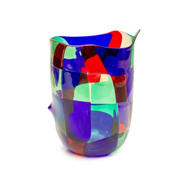 1950s Fulvio Bianconi (Attributed) Modernistic Murano Glass Sculptures Attributed to Fulvio Bianconi - a Pair For Sale - Image 12 of 12