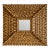 Peruvian Baroque Colonial Sunburst Mirror in Carved Hardwood & Gold Leaf, 1890–1920 For Sale