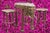 Tan Late 20th Century Marge Carson Hollywood Regency Elephant Bar Cart With Matching Bar Stools, 3 Pieces For Sale - Image 8 of 11
