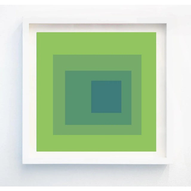 Contemporary Geometric Art in Color Set of 6 - 36" X 36" For Sale - Image 9 of 10