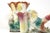 Ceramic Vintage Mid-Century Iridescent Pheasant Ceramic Vases — Matched Pair For Sale - Image 7 of 11