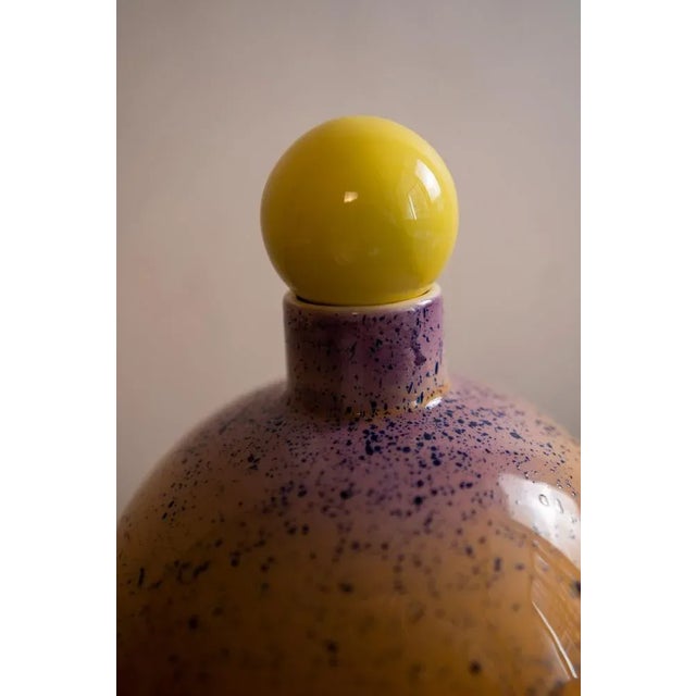 Tan Ceramic Vase by Malwina Konopacka, 2021 For Sale - Image 8 of 9