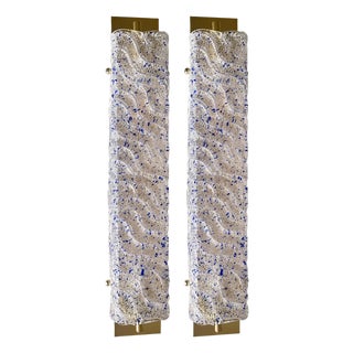 Gold Murano Glass Wall Sconces by Simoeng, Set of 2 For Sale