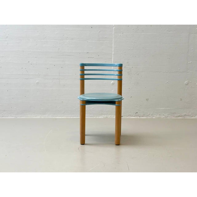 Blue Chair by Kurt Thut for Stein Am Rhein, 1980s For Sale - Image 8 of 17