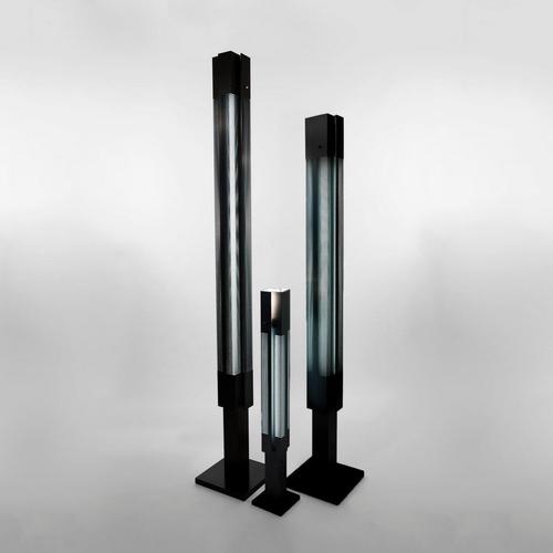 Not Yet Made - Made To Order Mid-Century Modern Black Medium Signal Column Floor Lamp by Serge Mouille For Sale - Image 5 of 8
