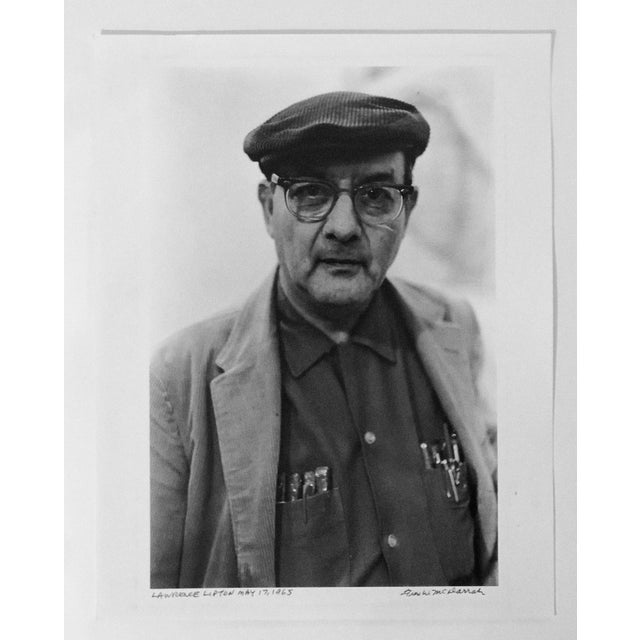 Fred McDarrah, Vintage Silver Gelatin Photograph Lawrence Lipton Photo Beatnik Beat Writer, 1965 For Sale In Miami - Image 6 of 6