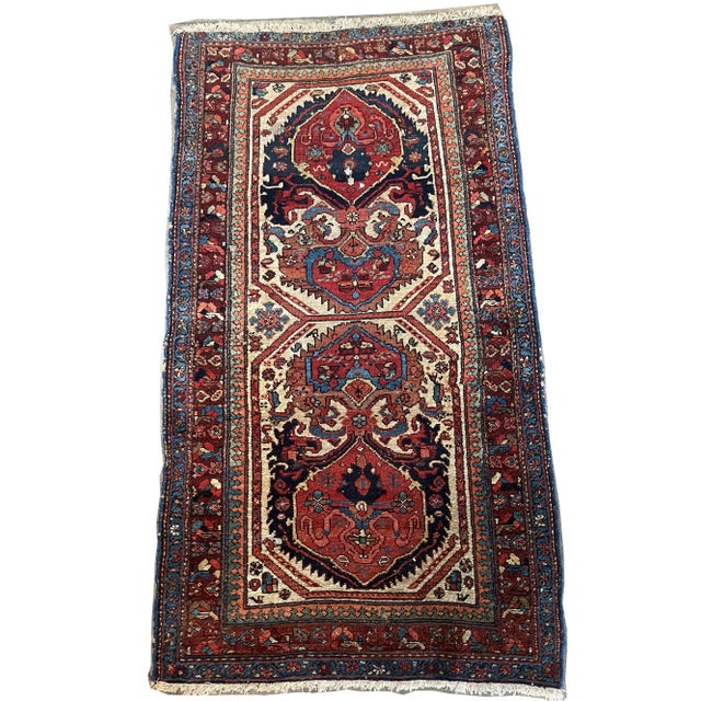 1920s Antique Hamedan Rug For Sale - Image 4 of 7