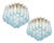 Italian Murano Glass Chandeliers, 1980s, Set of 2 For Sale