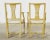Set of Four Italian Venetian Painted Dining Armchairs For Sale - Image 12 of 13